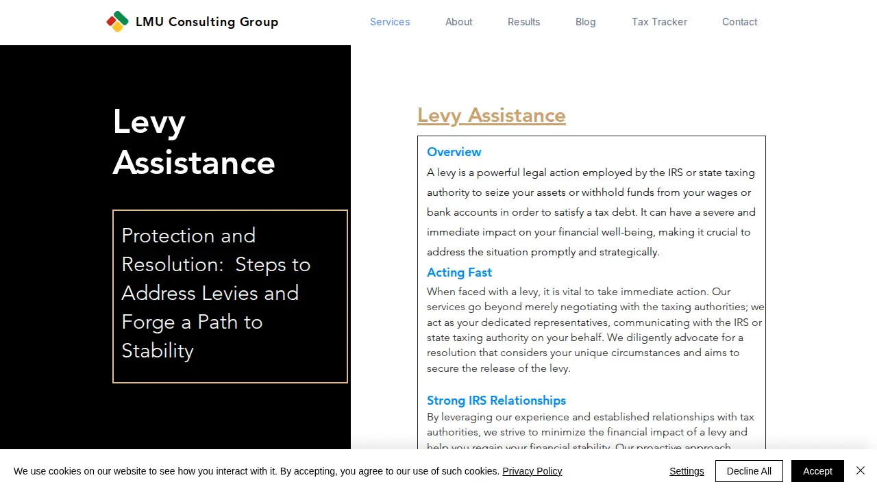 LMU Consulting Group page