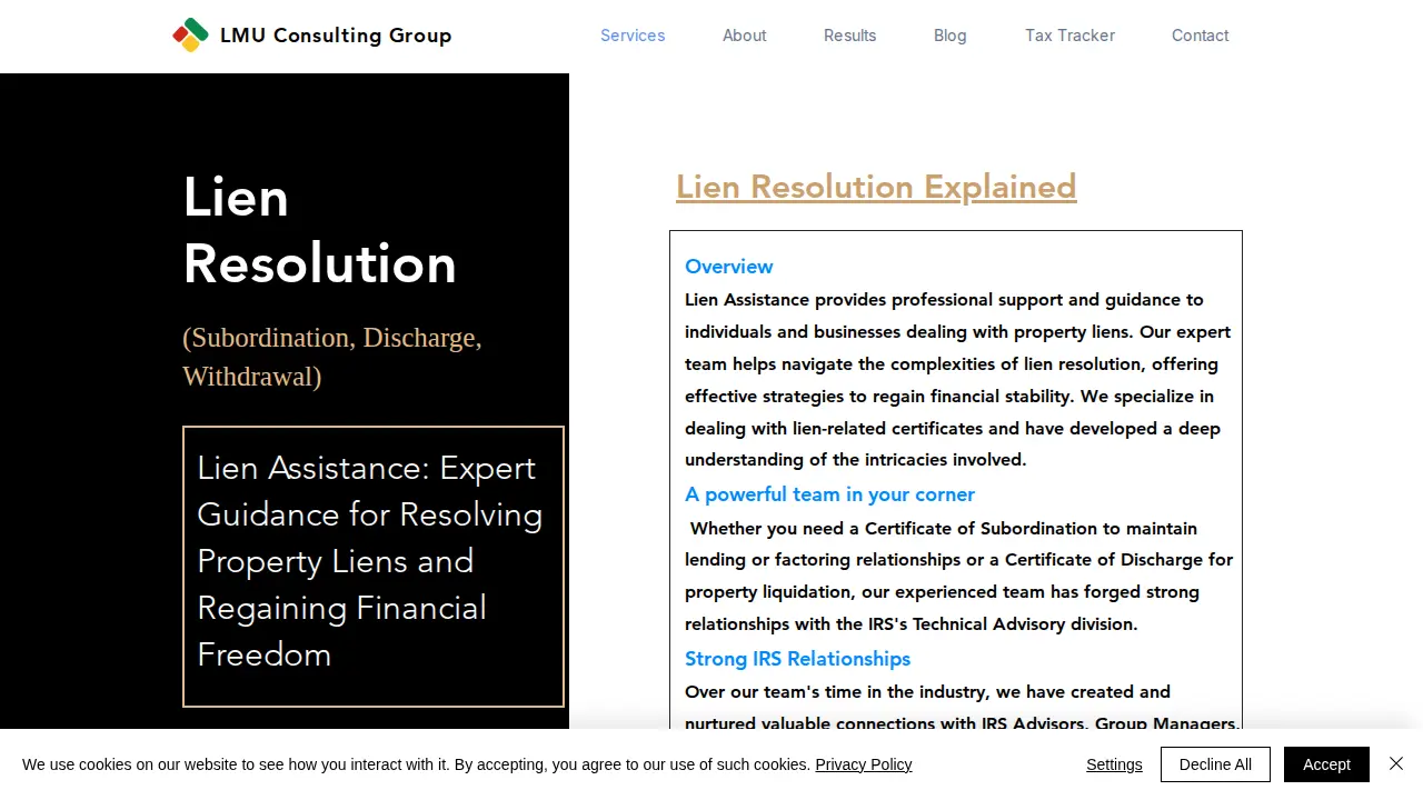 LMU Consulting Group page
