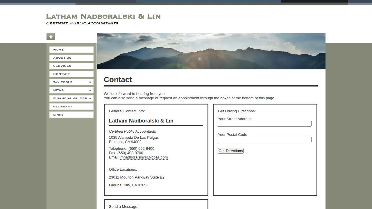 LATHAM & NADBORALSKI page
