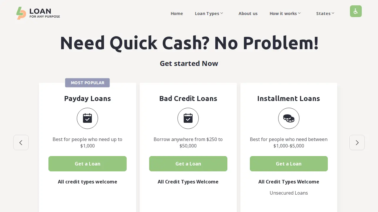 Loan For Any Purpose