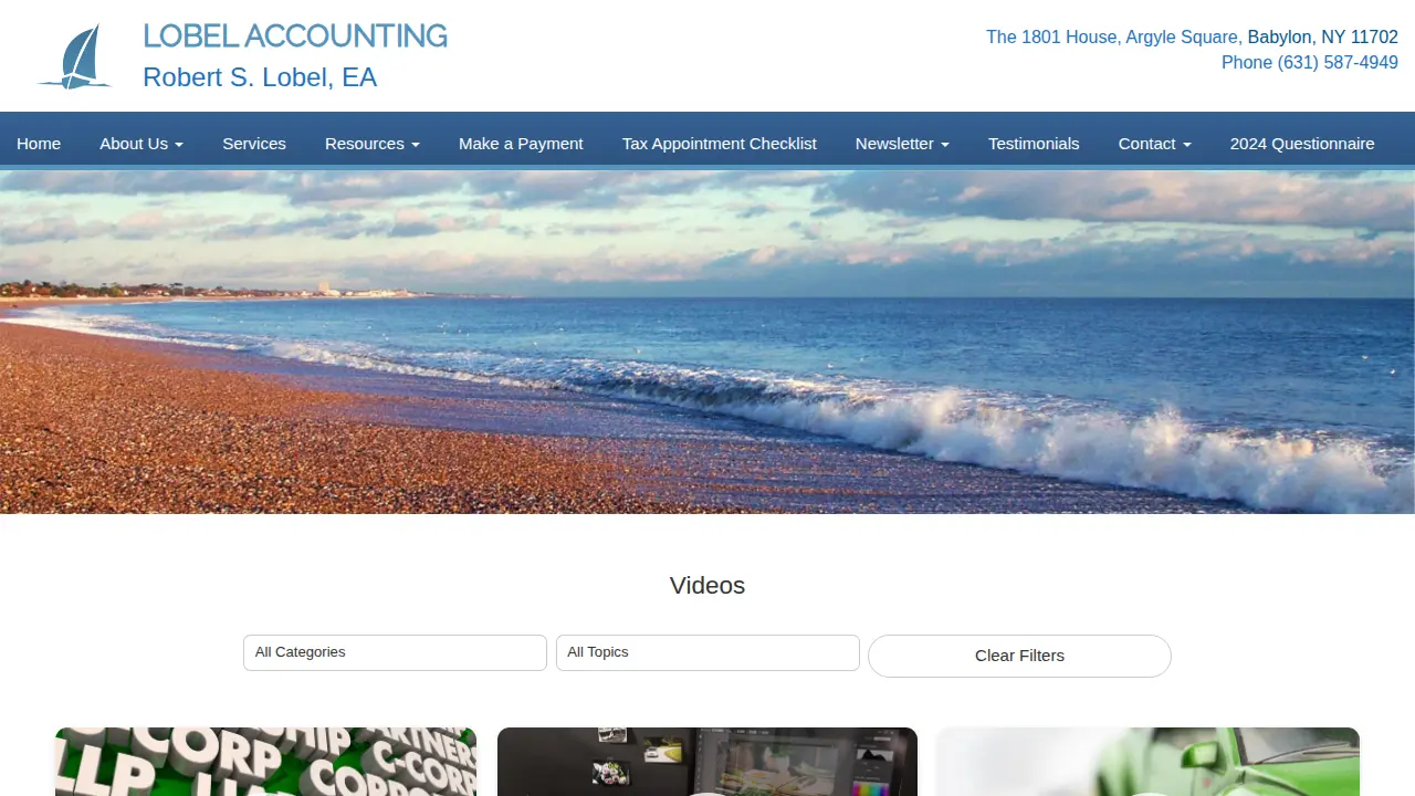 Lobel Accounting page