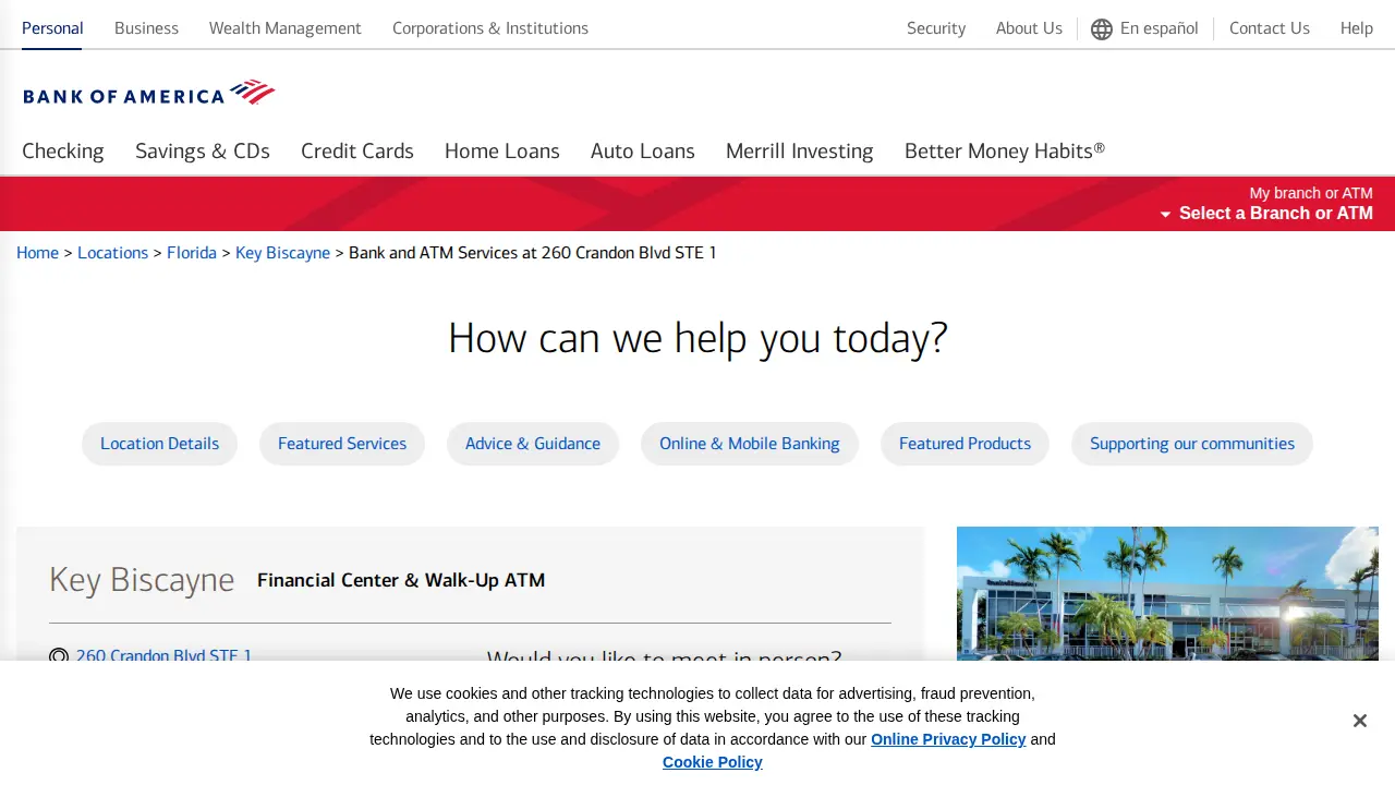 Bank of America (with Drive-thru ATM)