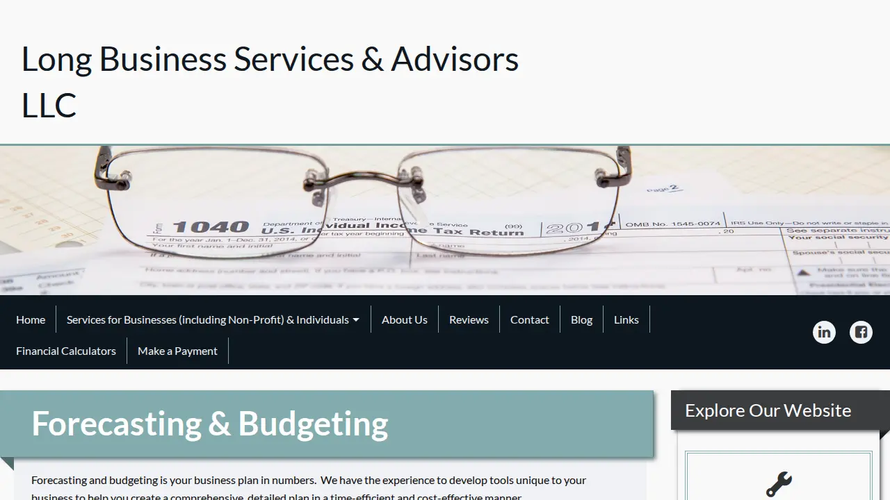 Long Business Services & Advisors LLC page