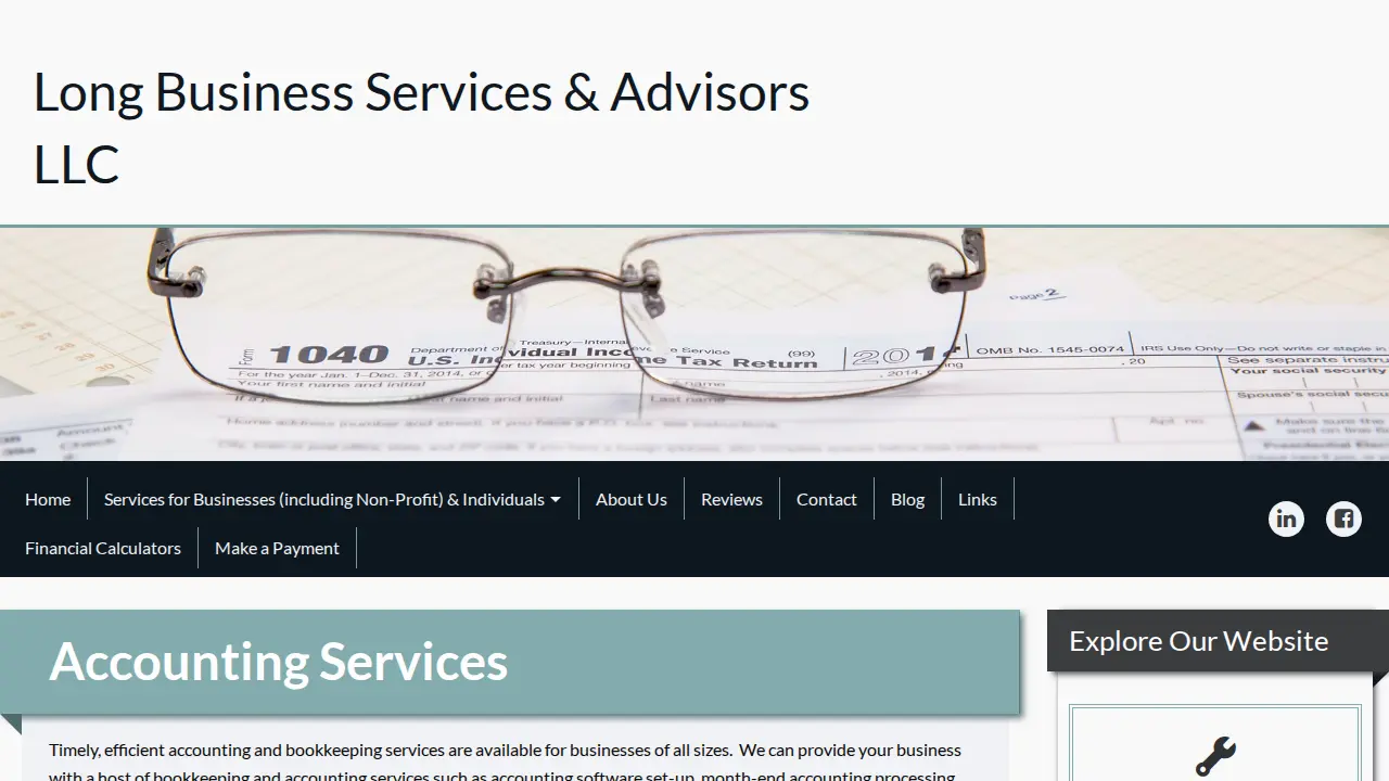 Long Business Services & Advisors LLC page