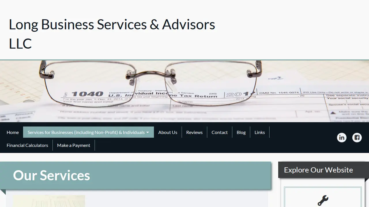 Long Business Services & Advisors LLC page