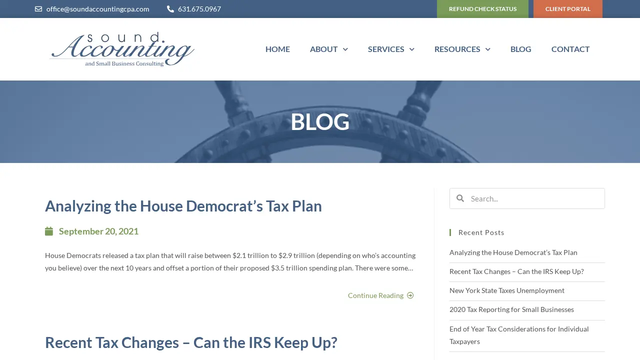Long Island Tax and Planning Inc. page