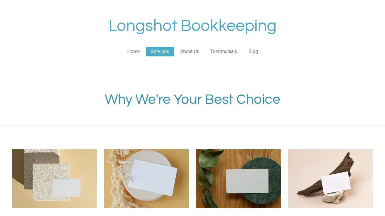Longshot Bookkeeping page