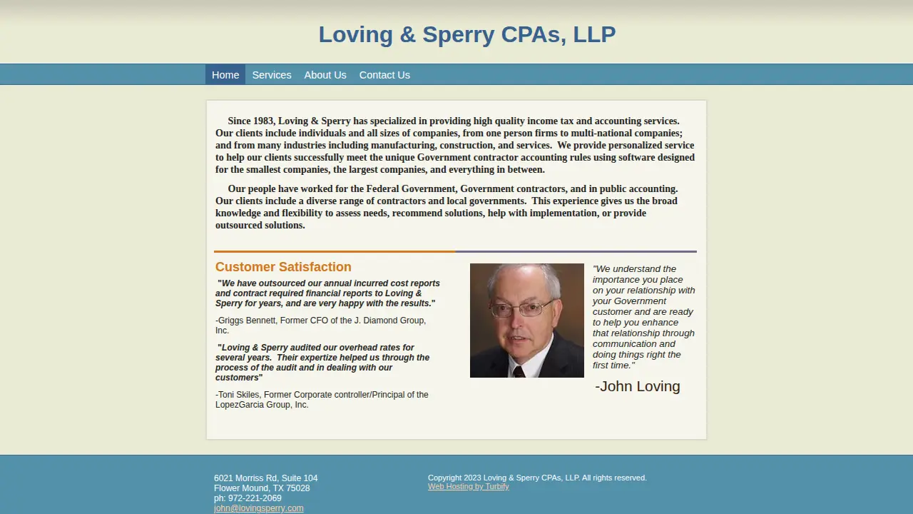 Loving & Sperry CPAs, LLP page