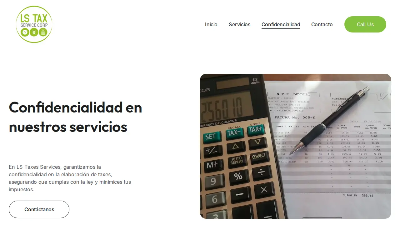 LS TAX SERVICES CORP page
