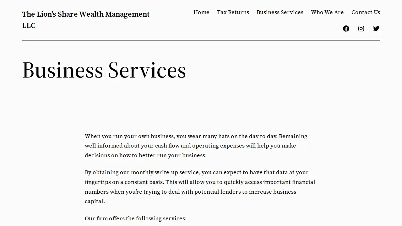 LSWM LLC page