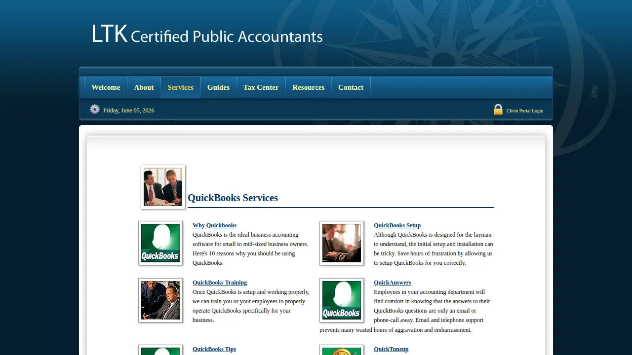 LTK Certified Public Accountants page