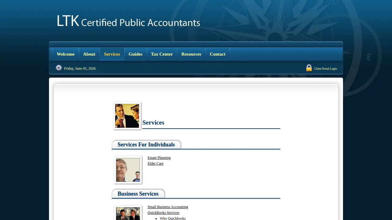 LTK Certified Public Accountants page