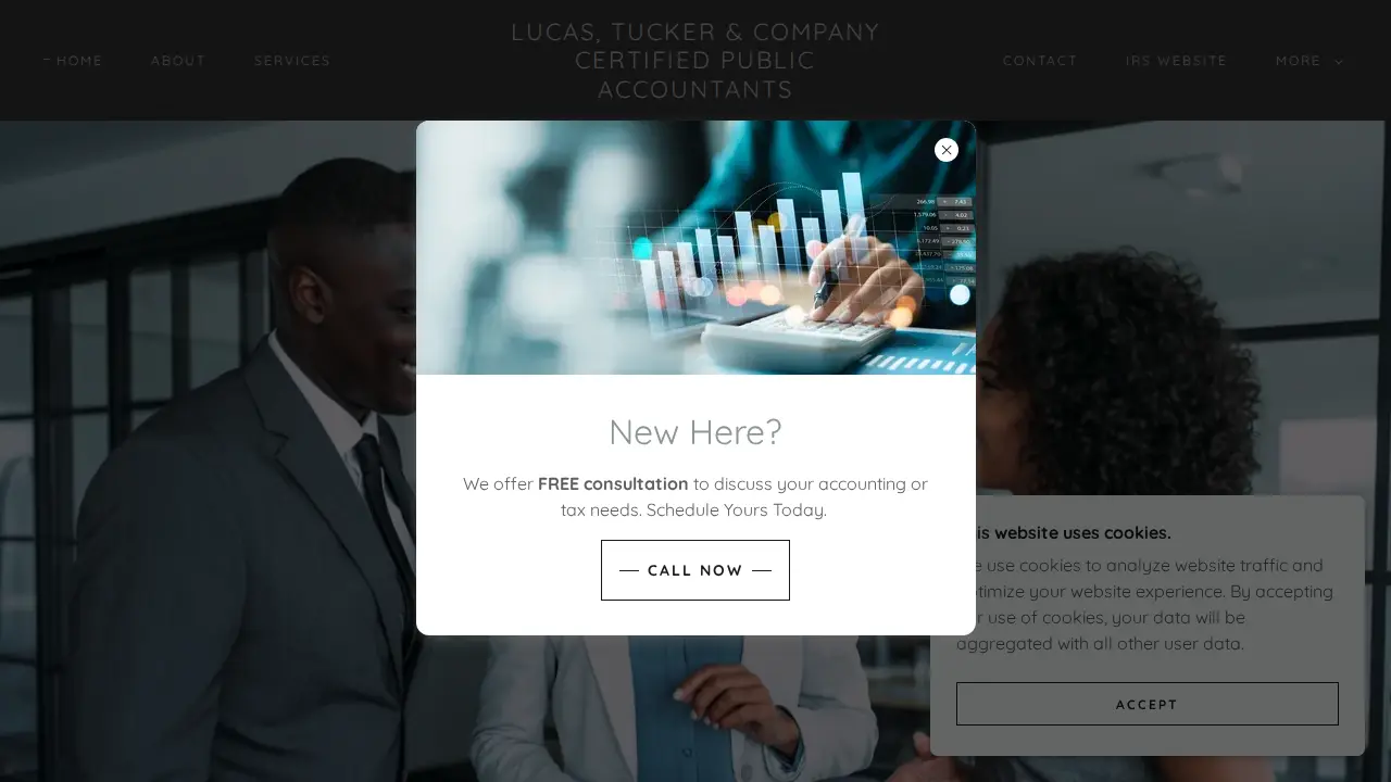 Lucas, Tucker and Company, Certified Public Accountants page