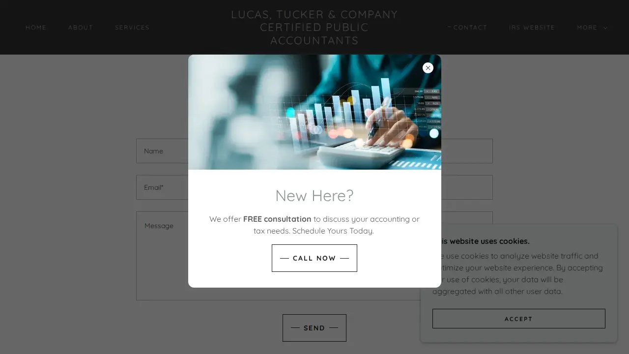 Lucas, Tucker and Company, Certified Public Accountants page
