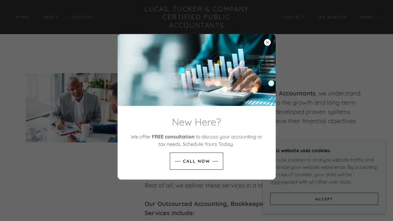 Lucas, Tucker and Company, Certified Public Accountants page