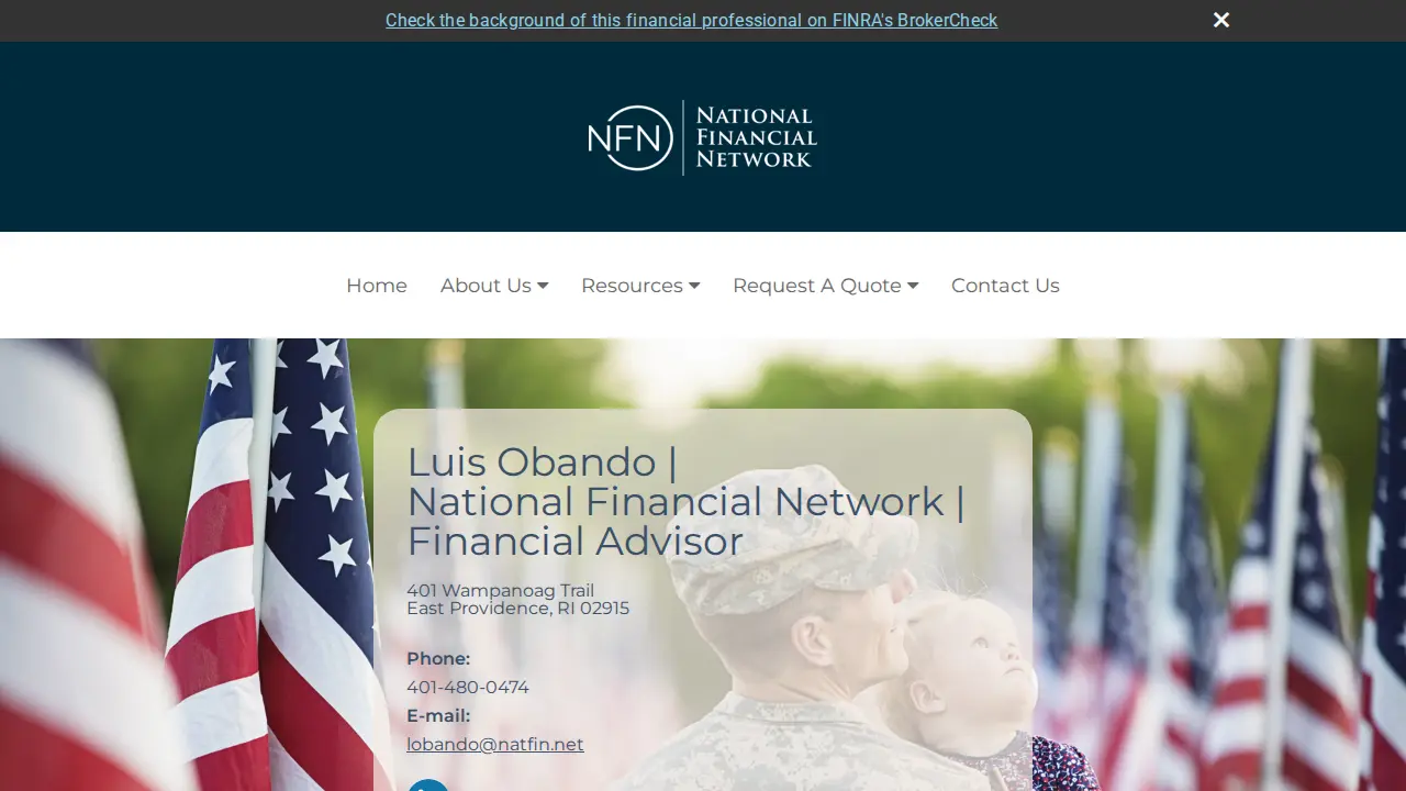 Luis Obando, Financial Advisor