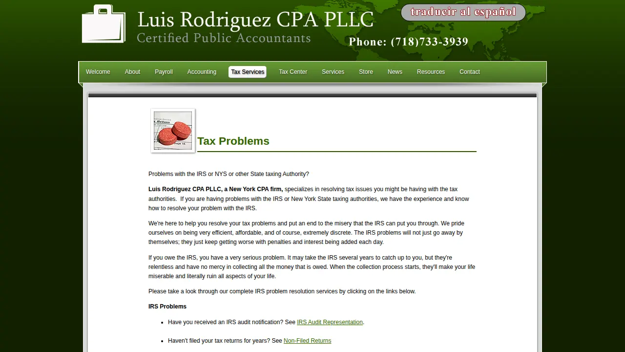 LUIS RODRIGUEZ CPA PLLC page
