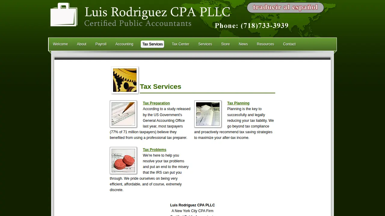 LUIS RODRIGUEZ CPA PLLC page