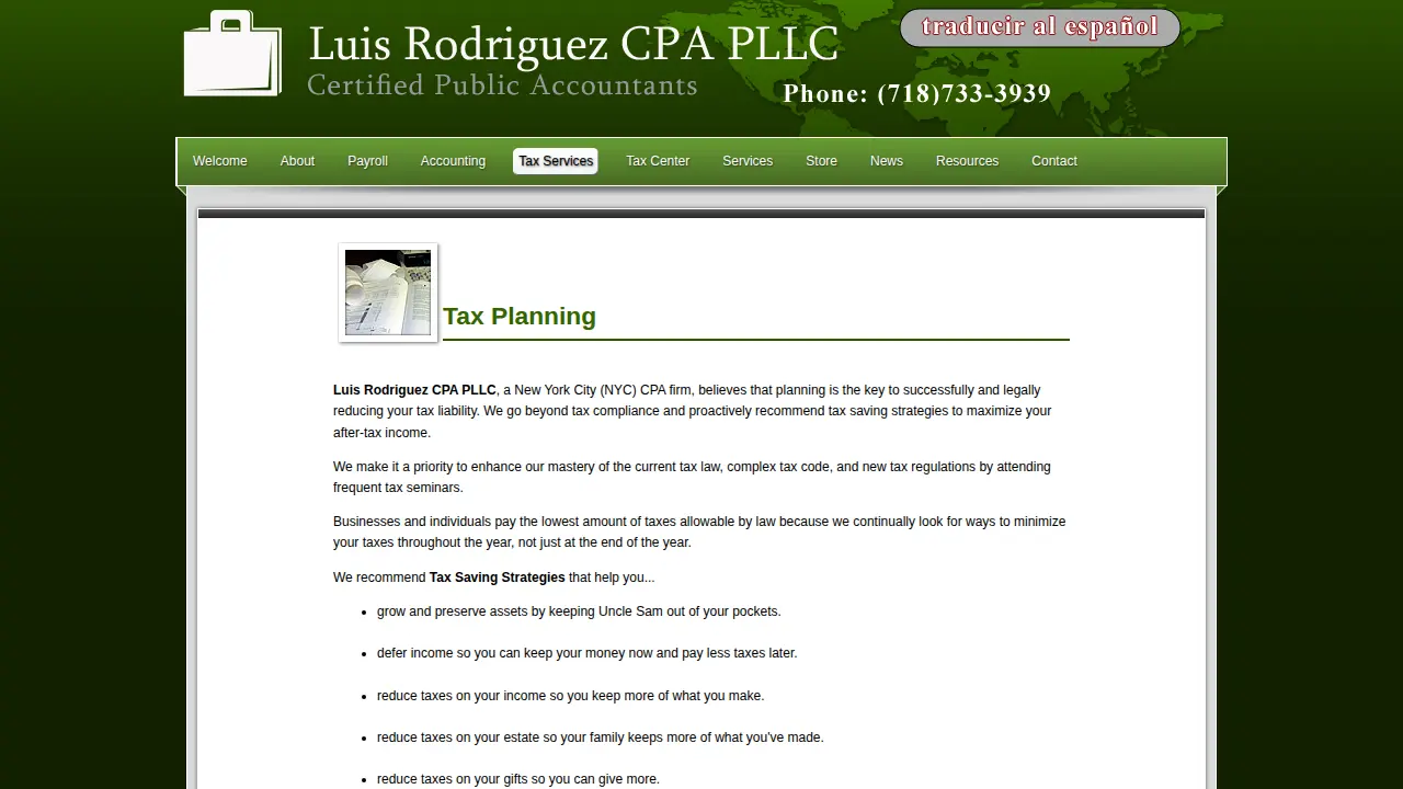 LUIS RODRIGUEZ CPA PLLC page