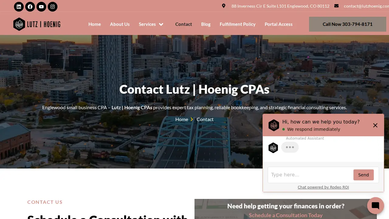Lutz | Hoenig CPAs LLC page