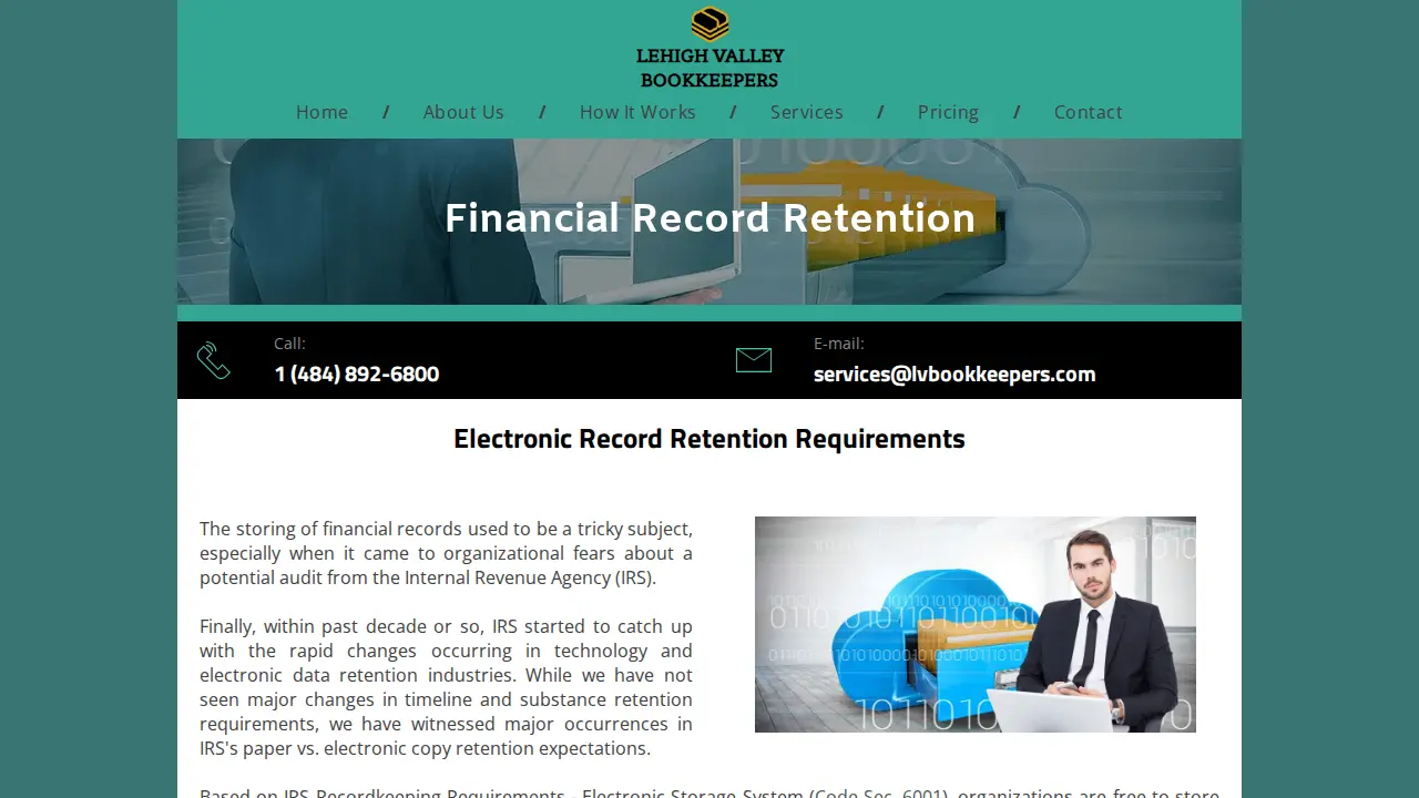Lehigh Valley Bookkeepers page
