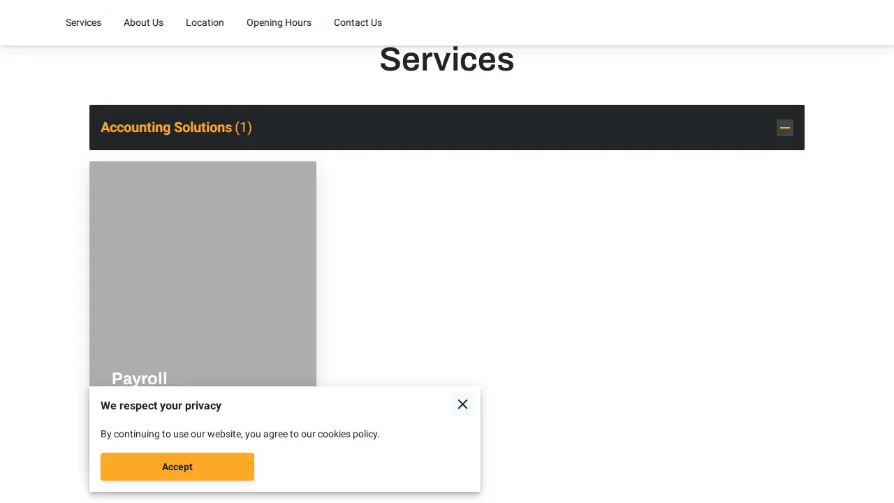 Lynn's Payroll Services page