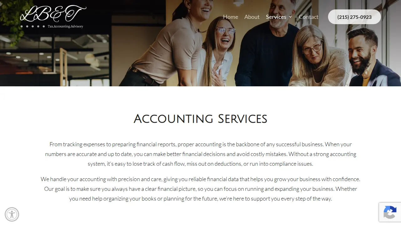 Lynn Business and Tax Services page