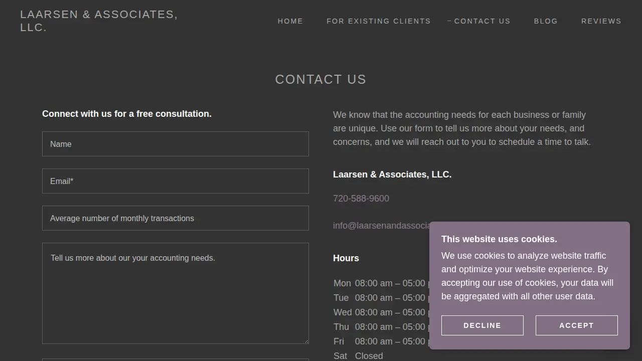 Laarsen & Associates, LLC. page