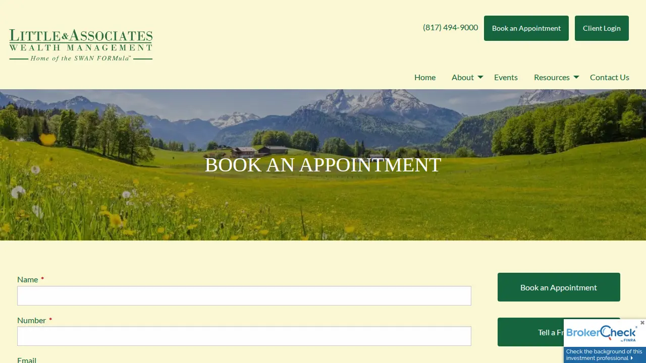 Little & Associates Wealth Management page