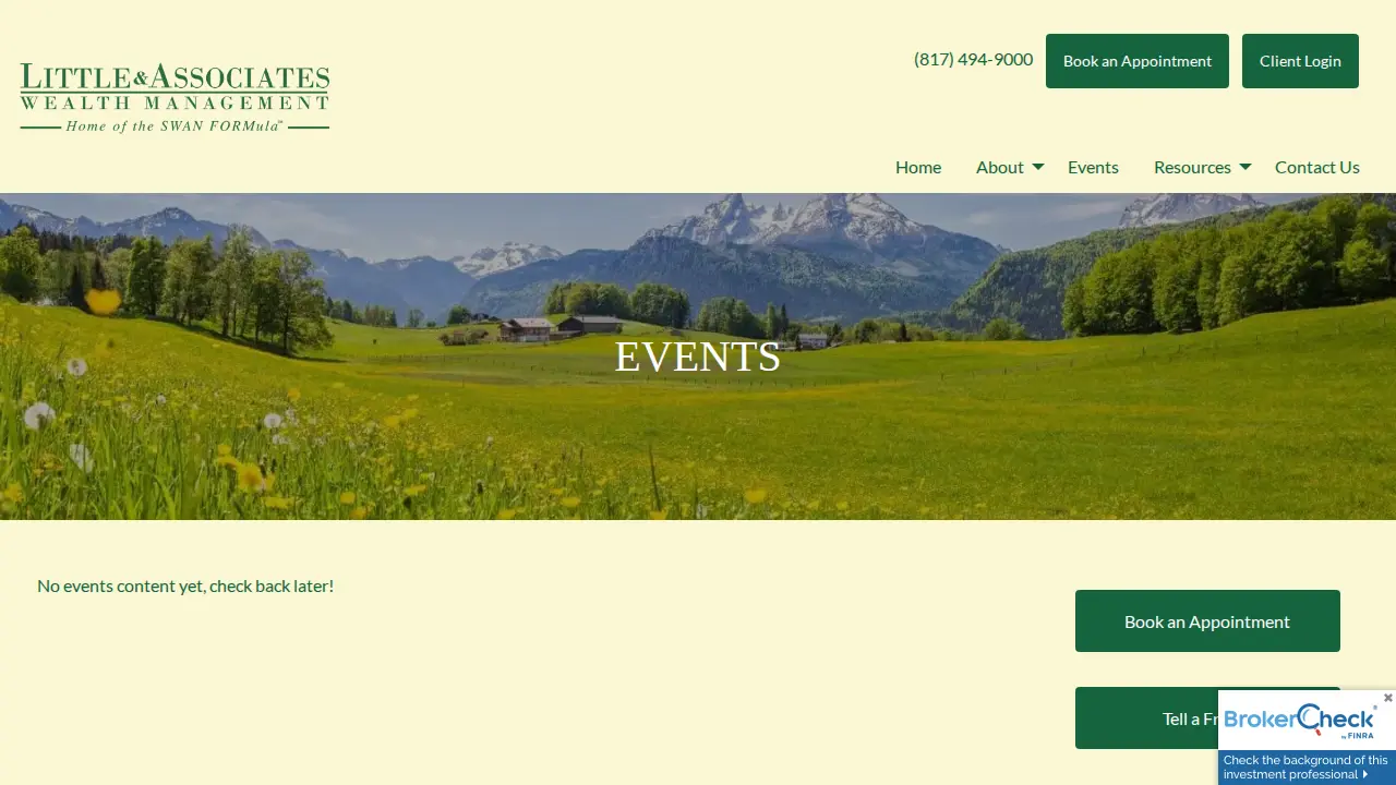 Little & Associates Wealth Management page