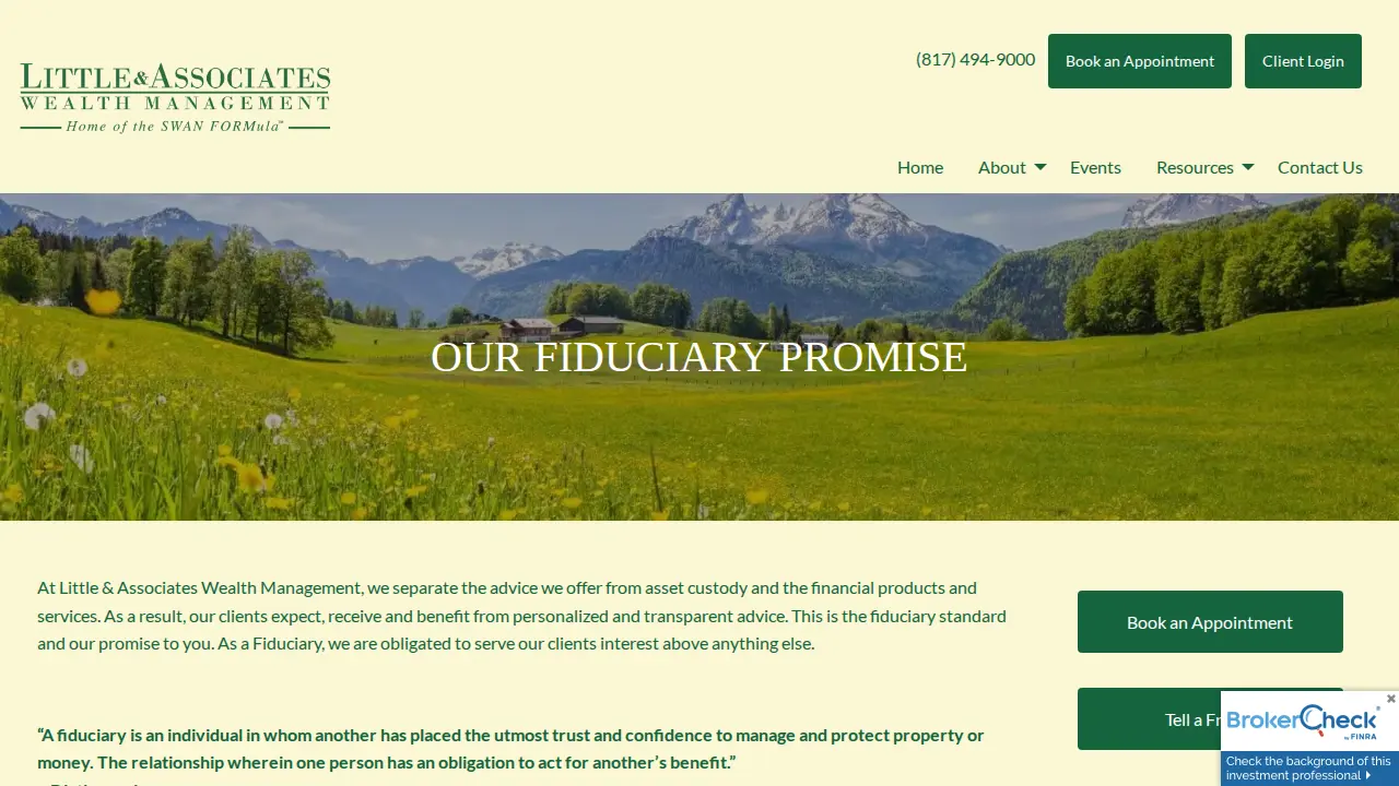 Little & Associates Wealth Management page