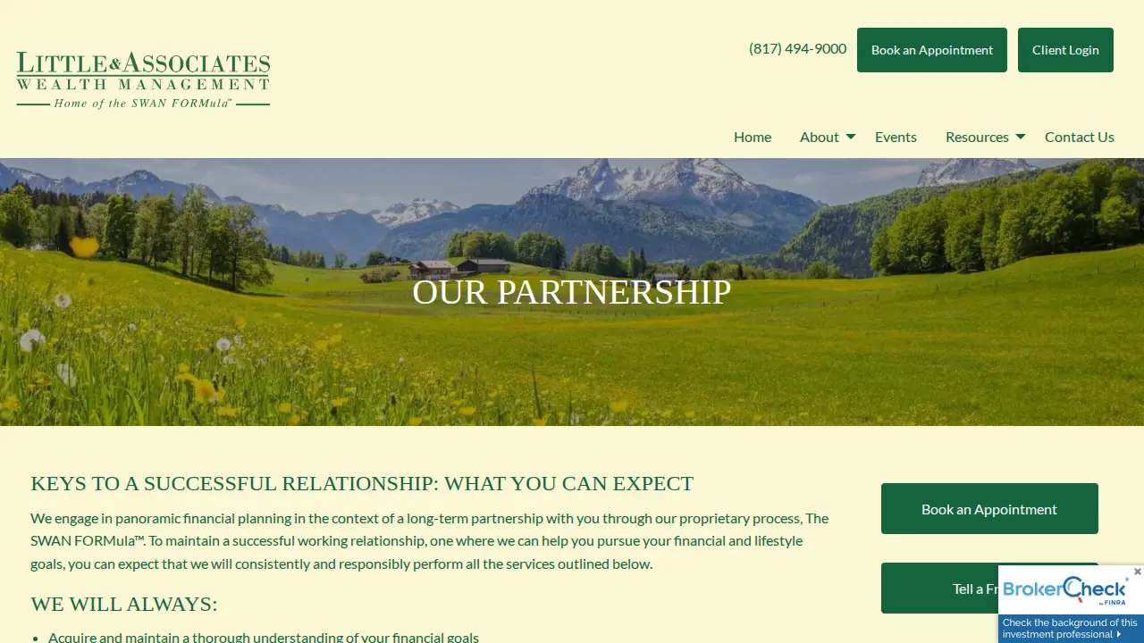 Little & Associates Wealth Management page