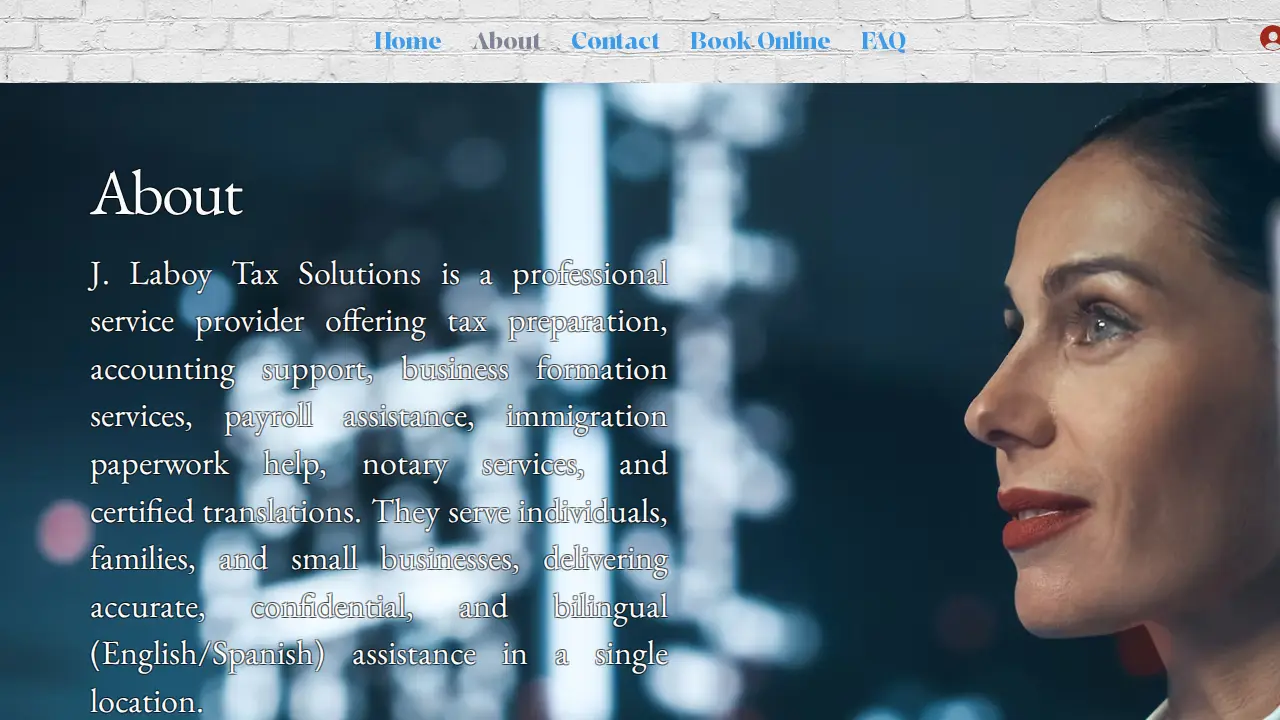 J.LABOY TAX SOLUTION INC (FULTON) page