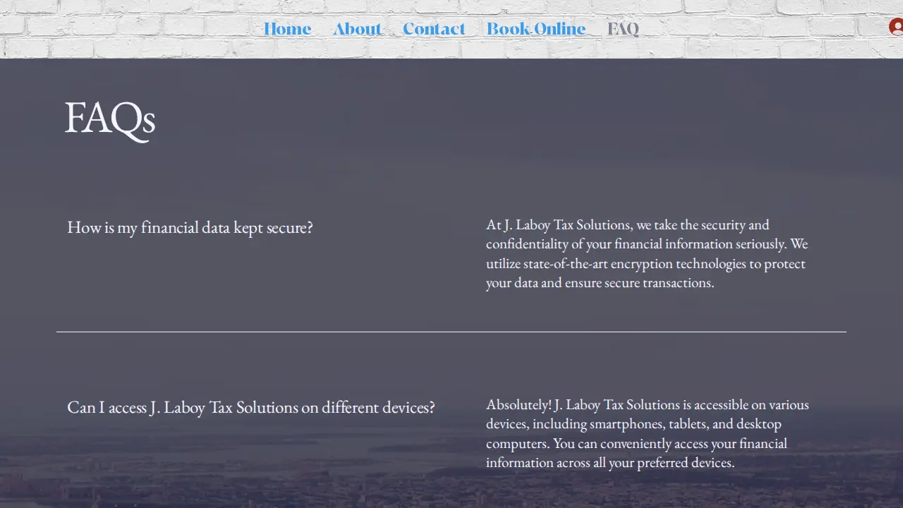 J.LABOY TAX SOLUTION INC (FULTON) page