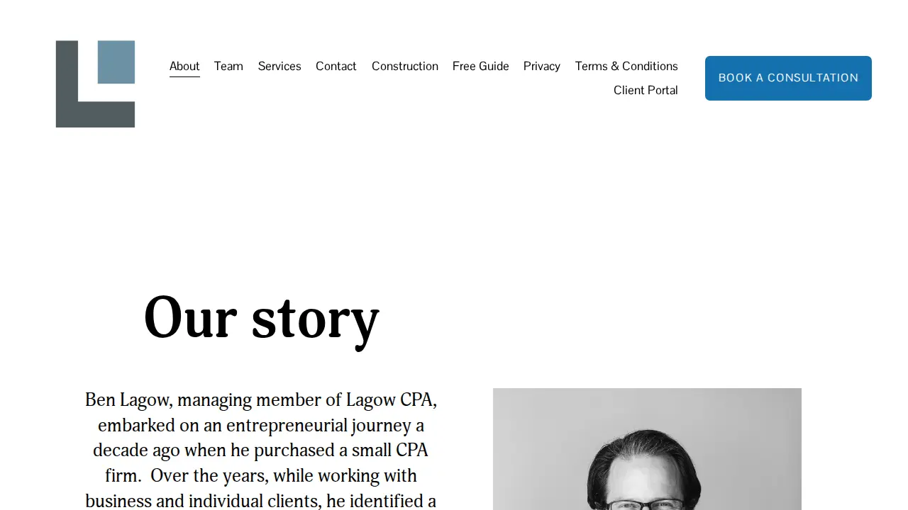 Lagow CPA, LLC page