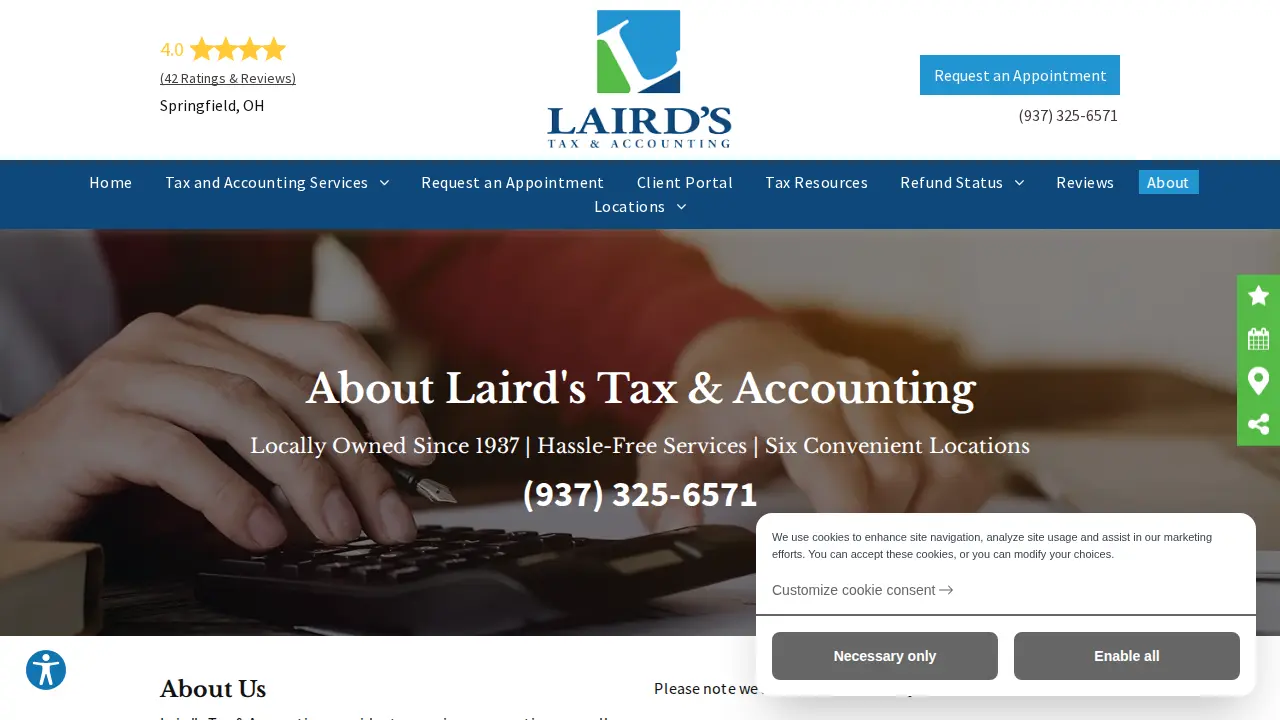 Laird's Tax and Accounting page