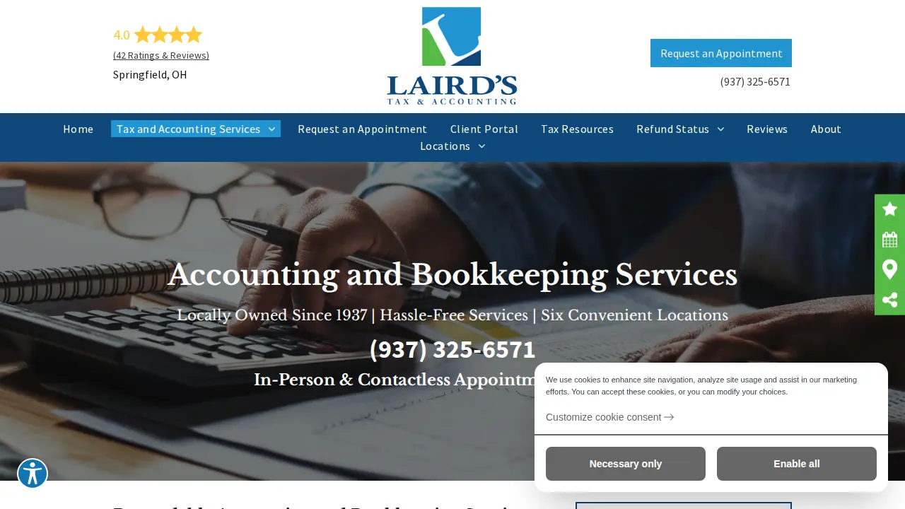 Laird's Tax and Accounting page