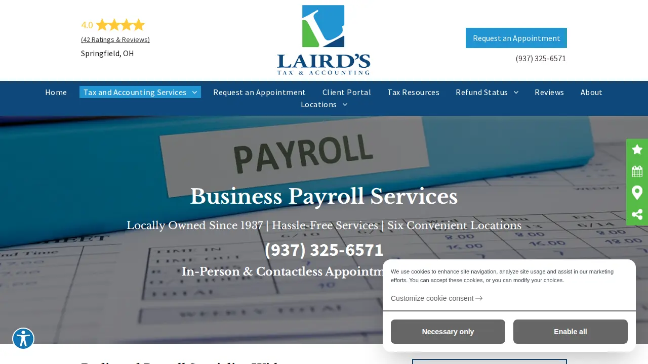 Laird's Tax and Accounting page