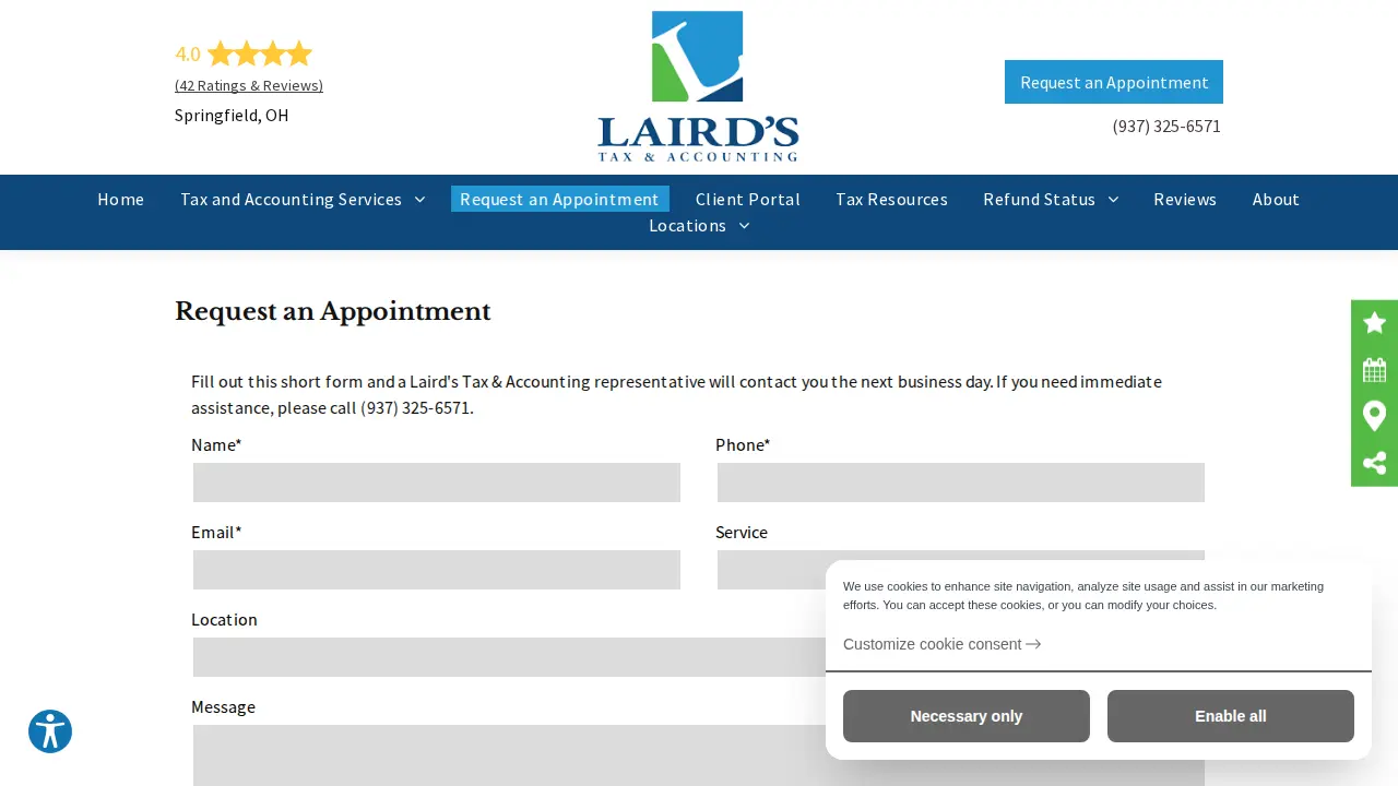 Laird's Tax and Accounting page