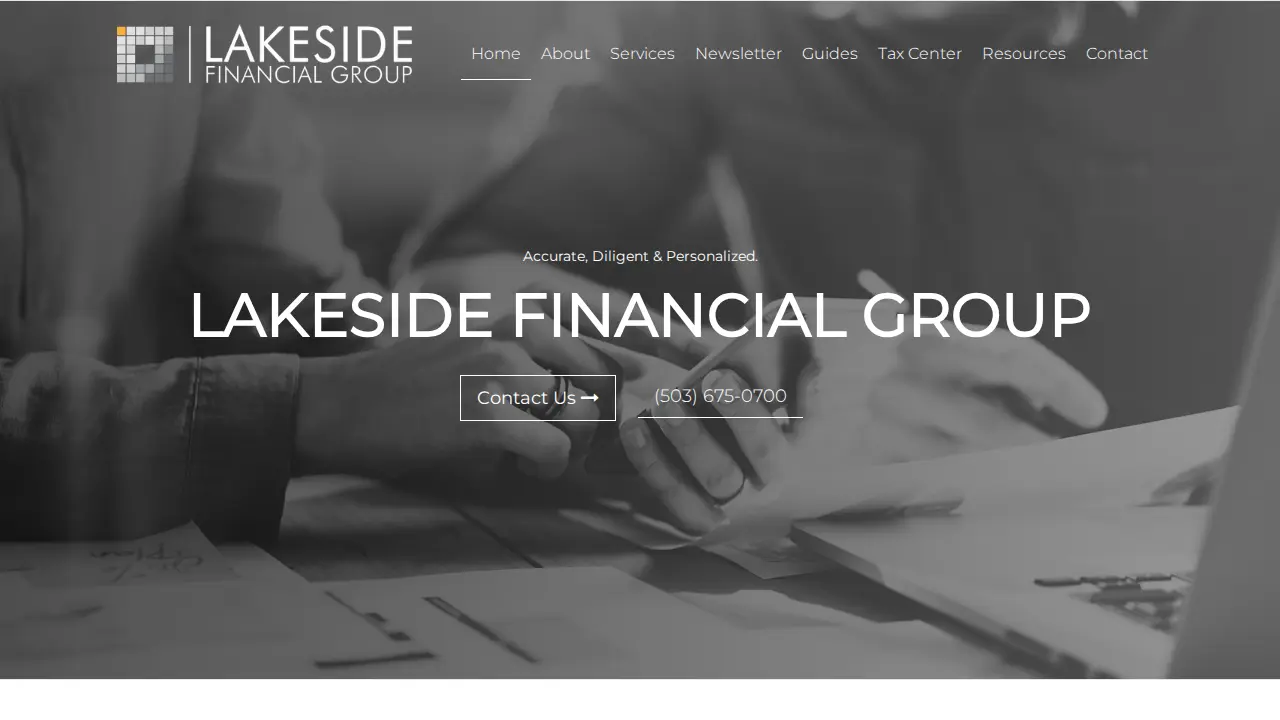 Lakeside Financial Group page