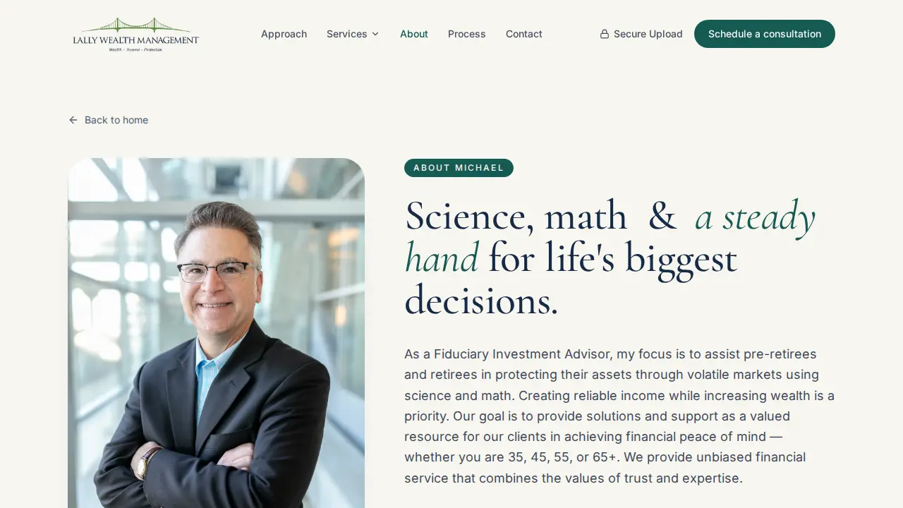 Lally Wealth Management page
