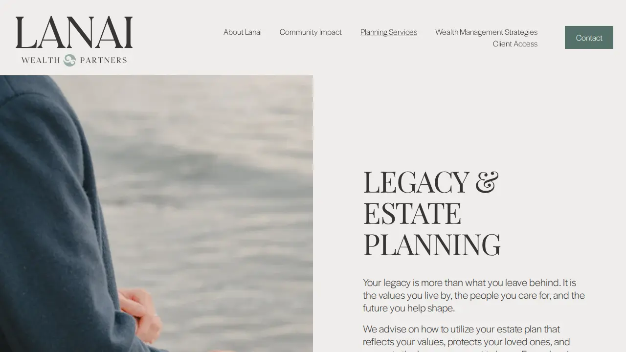 Lanai Wealth Partners page