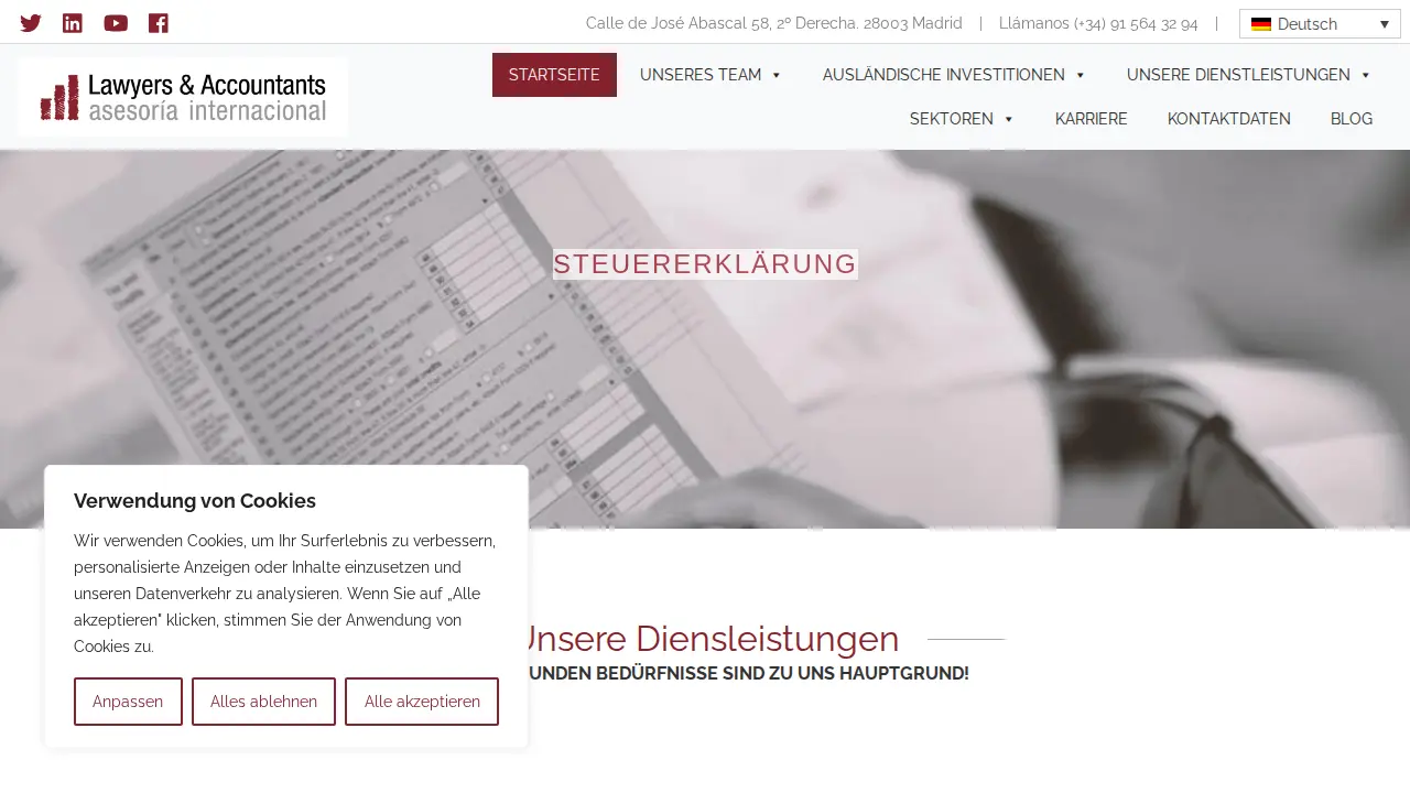 Lawyers and Accountants page