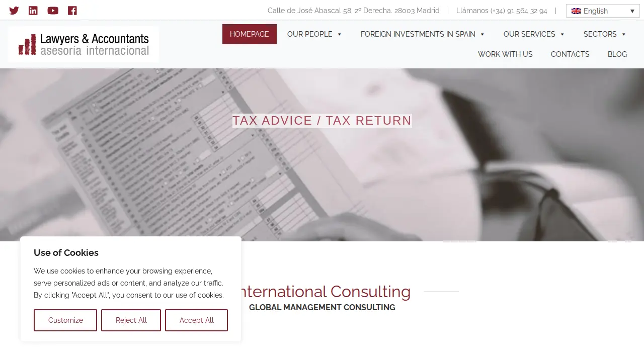 Lawyers and Accountants page