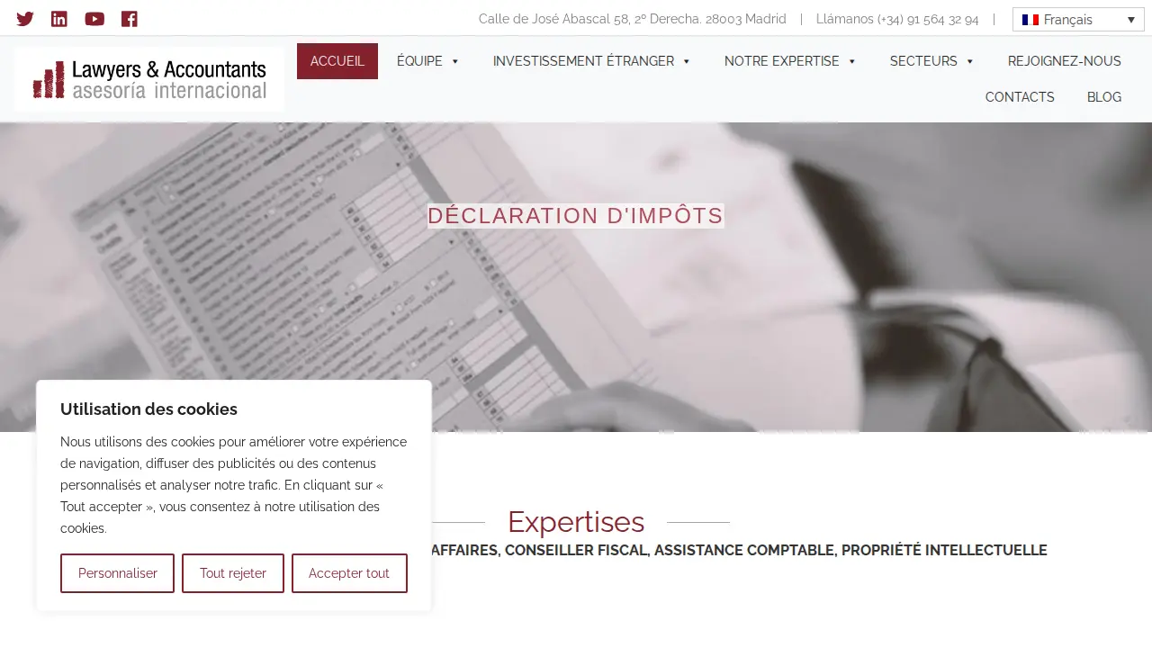 Lawyers and Accountants page