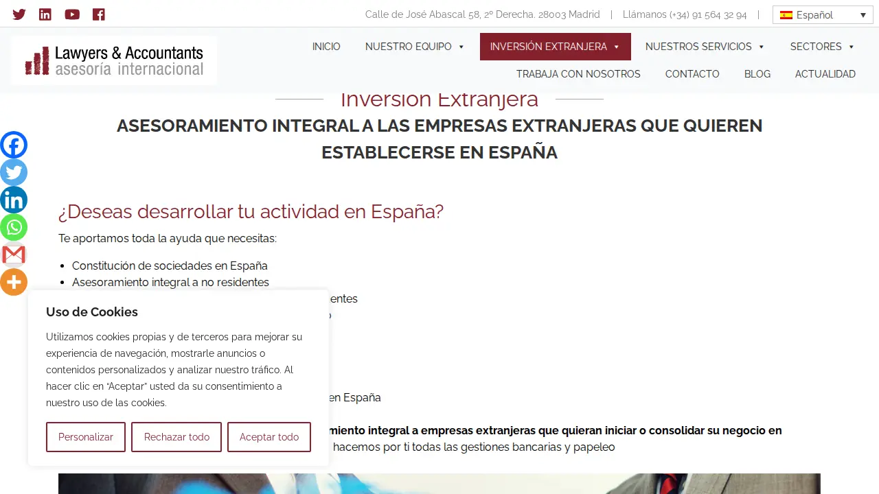 Lawyers and Accountants page