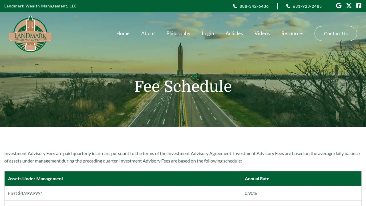 Landmark Wealth Management, LLC. page