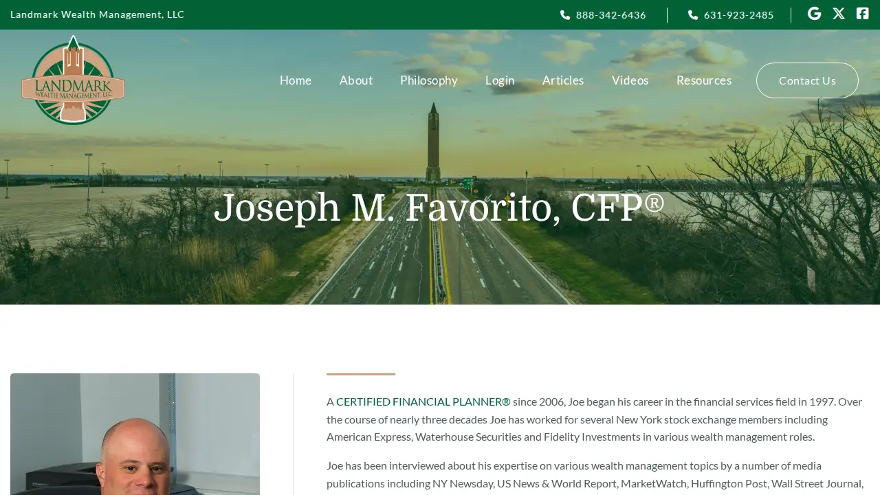 Landmark Wealth Management, LLC. page