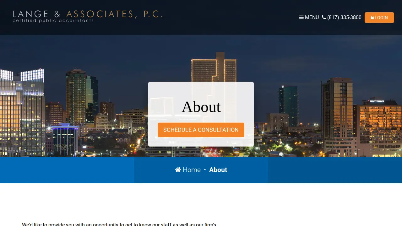 Lange & Associates, PC page