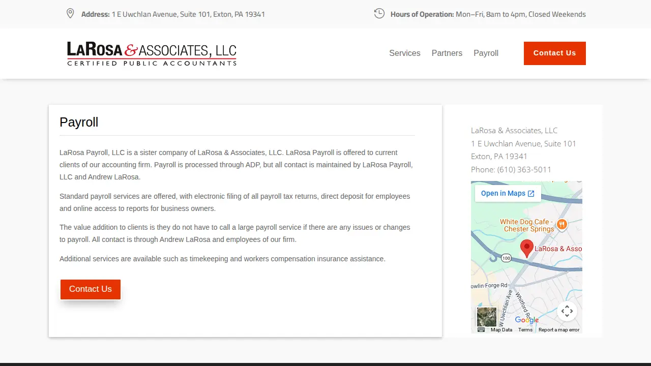 LaRosa & Associates, LLC page
